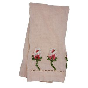 Pink Hanky Towell 11 x 16 Rosebud